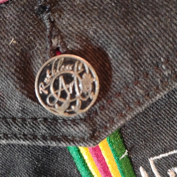 Ruthless Art Print Vintage Denim Jacket - Picture 5 of 16